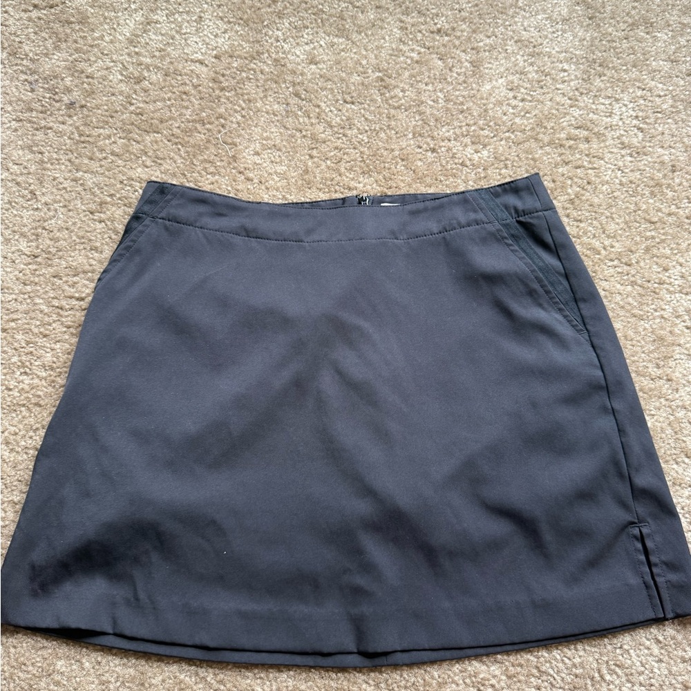 Lady Hagen Classic Black Women's golf tennis skirt sz 8